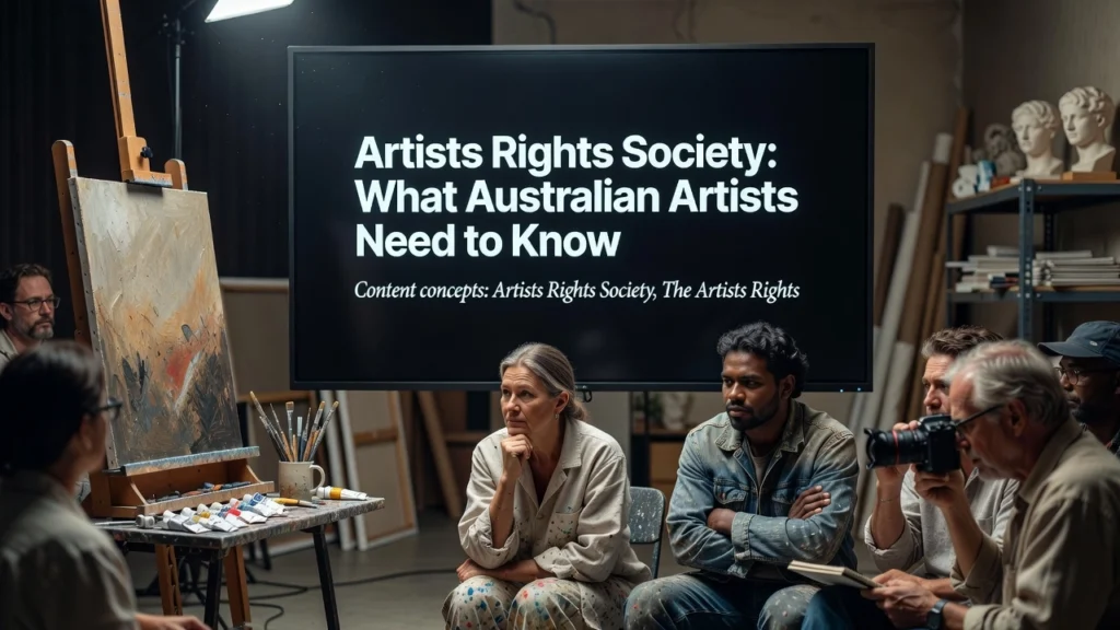 Professional header image for industry analysis: Artists Rights Society: What Australian Artists Need to Know