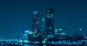 picture of Brisbane city at night