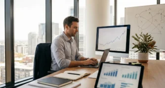 Professional header image for industry analysis: B2B Lead Generation in Australia: Why SEO Wins Past the S...